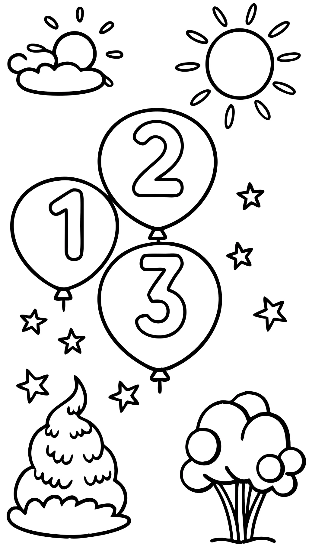 coloring pages numbers